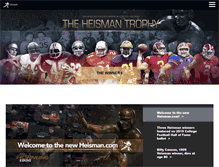 Tablet Screenshot of heisman.com